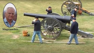 Firing the 30pounder rifled Parrott cannon: Fort Pulaski, GA