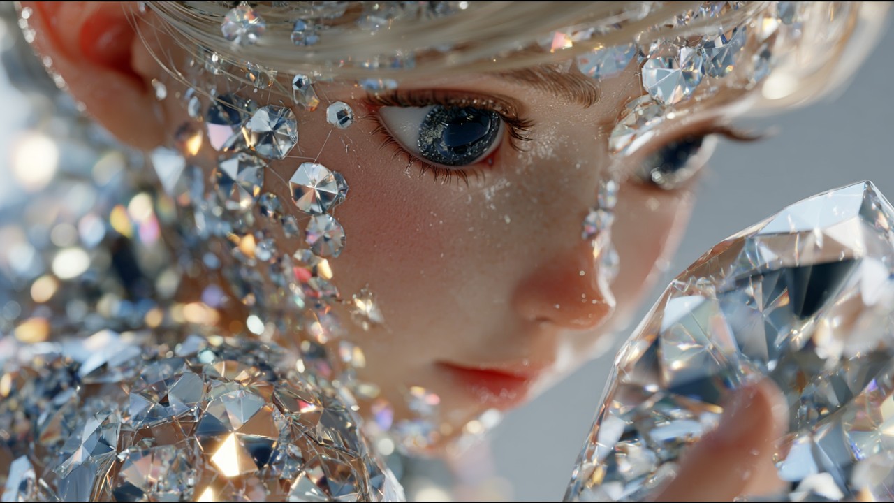 【AI ASMR】12人のガラス人間が誕生石を食べる音💎✨ あなたは何月？｜癒しと快感サウンド🎧 【ガラス人間】