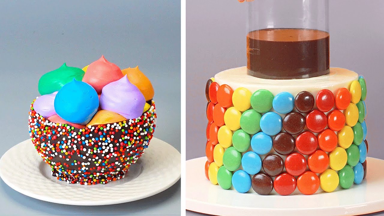 Awesome Rainbow Chocolate Cake Compilation | Homemade Dessert Ideas For ...