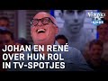 Johan en René lachen over hun rol in tv-spotjes | VERONICA INSIDE