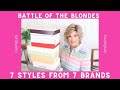 7 BLONDES from 7 BRANDS |❤️Mega Showcase❤️|  Blonde Wig Color Comparisons | Crazy Wig Lady