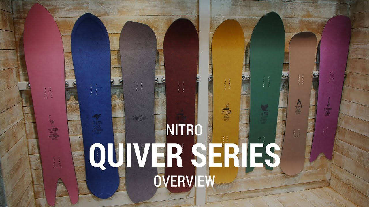 Nitro Quiver Series Line 2019 Snowboard Review - Tactics - YouTube