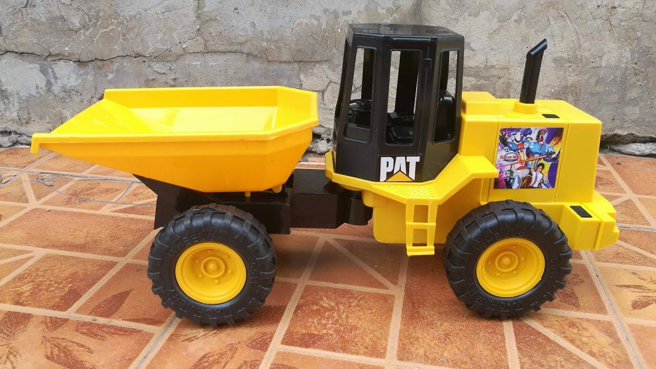 รถบรรทุกดินexcavator, diggers, trucks, diggers for children YouTube