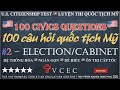 THI QUỐC TỊCH MỸ 🇺🇸 100 CÂU HỎI 🇺🇸 LESSON 2/9 🇺🇸 100 CIVICS QUESTIONS 🇺🇸 US CITIZENSHIP TEST 2023 🇺🇸