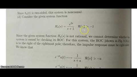 Analysis of LTI system using Laplace transform 2