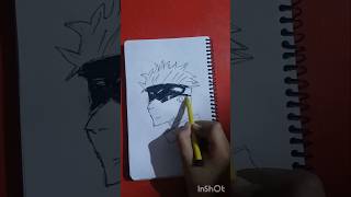 gojo sketch ☠️🥶#art #jjk #gojo