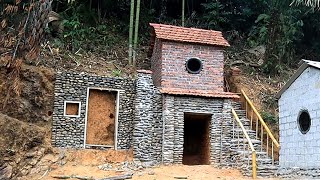 Build Door Secret Underground Shelter No 2 - Single Mom Living Off Grid | BUILD LOG CABIN