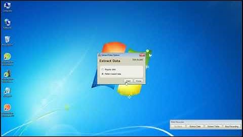 Automation Anywhere Pattern based Web Data Extraction demo