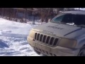 subaru legacy 2.0r  vs Jeep Grand Cherokee 4.7 по снегу akhalkalaki orja