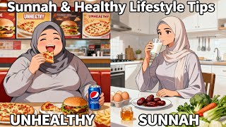 Утренняя сунна для здоровой жизни | Здоровый исламский распорядок дня для мусульманских девушек и... screenshot 2