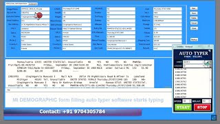 Medical insurance demographic form filling auto typing software | Medical insurance data auto filler screenshot 5