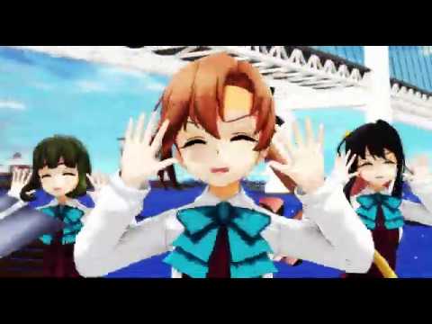 【MMD艦これ】秋雲、長波、高波、沖波、早霜、　で　HeartBeats