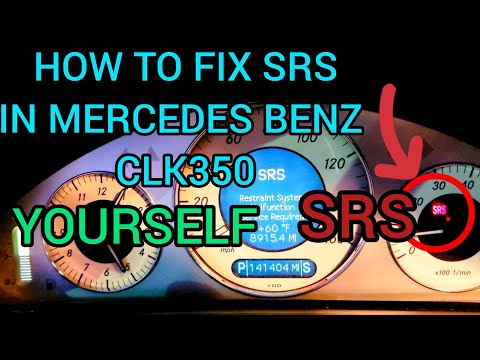 How to fix SRS On Mercedes Benz Clk350 DIY