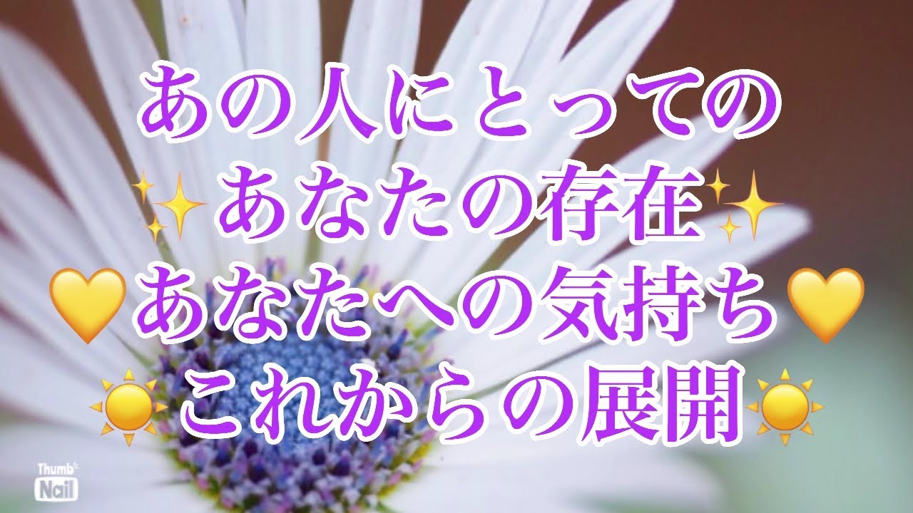 神回かも⁉️💫あの人にとってのあなたの存在💛あの人の気持ち💛これからの展開💛綿密リーディング‼️