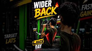 Wider Back Workout 💪 | Lat Pulldown #gym #fitness