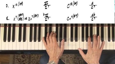 Upper Structure Triads on dominant 7th chords