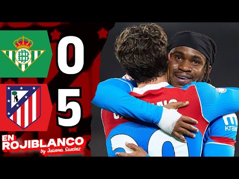 ¡LOOKMAN BRILLA EN SU DEBUT! Y EL ATLETI APLASTA AL BETIS PARA IR A SEMIS... BETIS 0-5 ATLETI