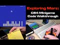 Exploring Marz: C-64 6510 Assembly Minigame Code Walkthrough