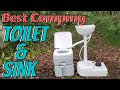 Best Camper Toilet - Camping Toilet Review - Flushing Camp Toilet Yitahome Portable Toilet and Sink