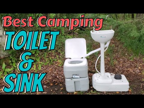 Best Camper Toilet - Camping Toilet Review - Flushing Camp Toilet Yitahome Portable Toilet and Sink