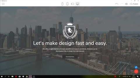 New Free Mobirise Header Block [Link in description]