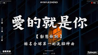 愛的就是你 Ai De Jiu Shi Ni【動態歌詞/Pinyin Lyrics】『 我要愛 愛 愛 的就是你。』You Are The One I Love