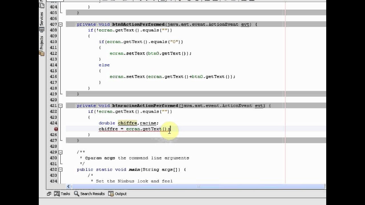 Calculatrice en java Darija - YouTube