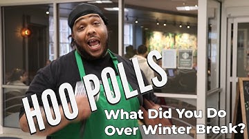 HooPolls: What Were You Going to do Over Winter Break?