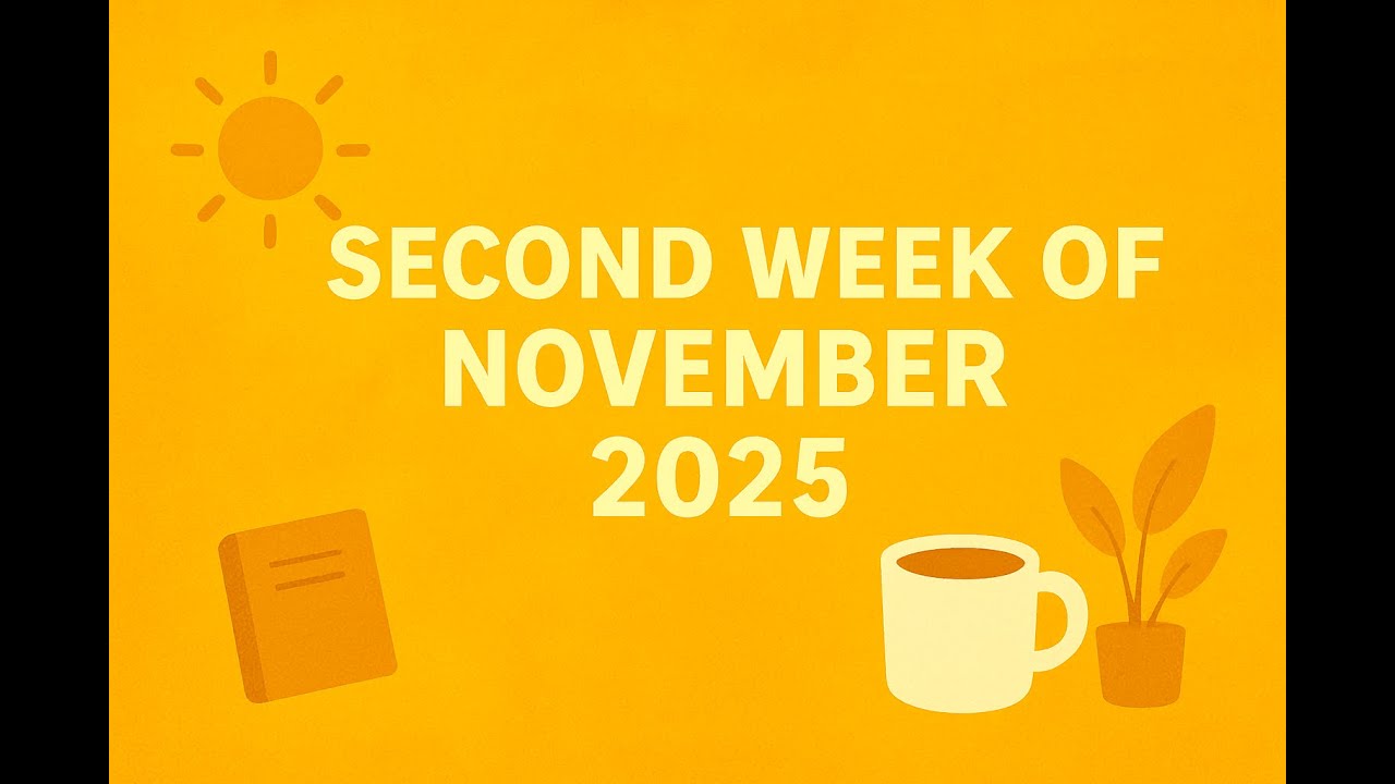 Nov Week 2 - YouTube