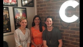 Celebrity Harry Reid and Lucy Phelps pop into The Theatre Cafe for a chat about Witness for the Prosecution Profile