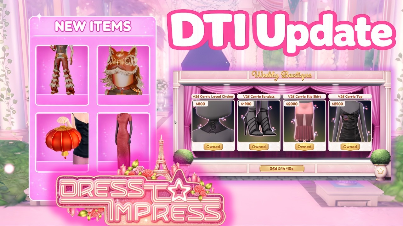 ALL *NEW* DRESS TO IMPRESS CODES & HIDDEN ITEMS In The LATEST UPDATE ...