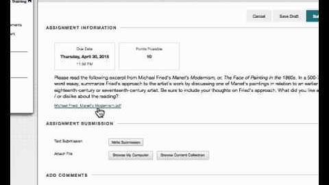 Submitting Assignments- UMass Amherst - CPE - Student Orientation