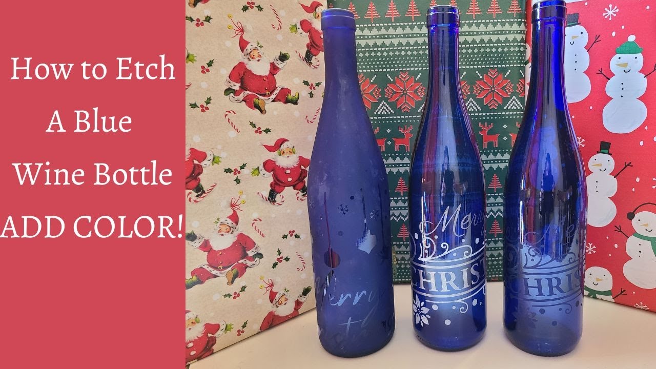 Etched Wine Glasses and Glass Bottles: Normal or Reverse Etching! -  Jennifer Maker