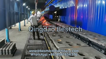 sinto technology flaskless molding plant. Automatic Green sand molding  machine