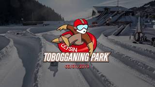 Tobogganing Leysin 02/01/2019