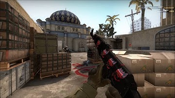 CS:GO Dust2 B site retake Ace