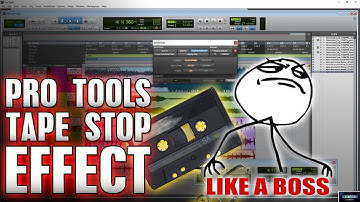 Pro Tools | Classic Tape Stop/Slow Down Effect LIKE A BOSS! 📼🔥