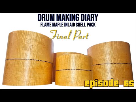 EP65 AC Drums Drum Making Diary - Final Part of our Vintage Style Shell Pack Build
