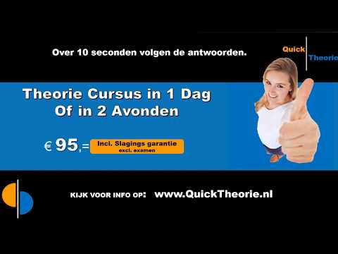 Autotheorie examen vragen