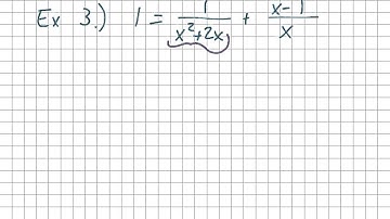Solving Rational Equations Part 2: (Video 2) - Examples 3 & 4