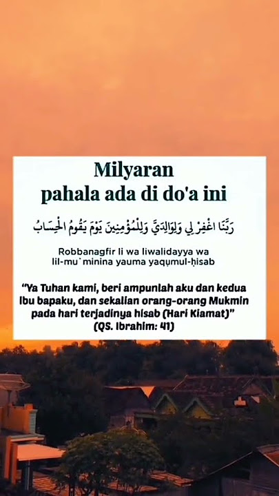 Doa Nabi Ibrahim Mohon Ampun Menjadi Teladan
