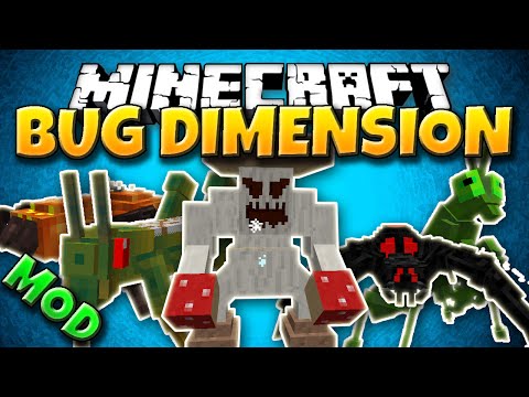 Minecraft: LAND OF THE BUGS (EVIL BUG DIMENSION!) Erebu 