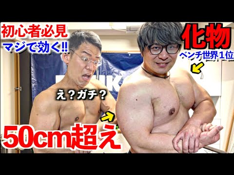 Monster] The world's number one bench press 250kg has upper