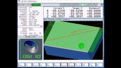 Face Milling Cycle on the Milltronics 9000 CNC Control