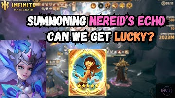 Infinite Magicraid (IMR): Summoning for Nereid Echo | Rushing Tides