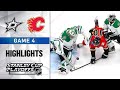 NHL Highlights | First Round, Gm4 Stars @ Flames - Aug. 16, 2020