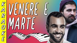 Marco Mengoni, Frah Quintale - Venere e Marte prod Takagi e Ketra || Karaoke ▪ Strumentale al Piano