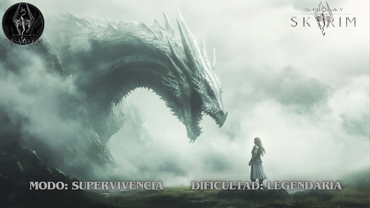 Skyrim Supervivencia Legendaria - Escamas Ladeadas ⚔️ Corazón de Carmesí