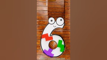 Tetris Number Lore 6 - Softbody Simulation V7