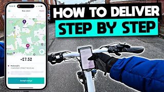 How to Deliver your FIRST Deliveroo order | STEP BY STEP App Tutorial 2023 screenshot 2